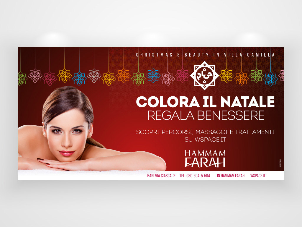 HAMMAM FARAH - colora il natale Effort Studio - Agenzia di comunicazione e web marketing - Bari - Creative studio - advertising