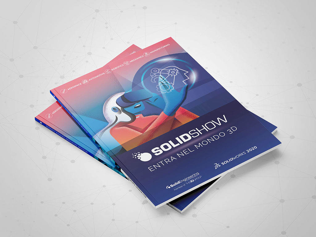 corporate identity e campagna pubblicitaria dell’evento Solidshow 2019 per solidengineering-easy-d-rom