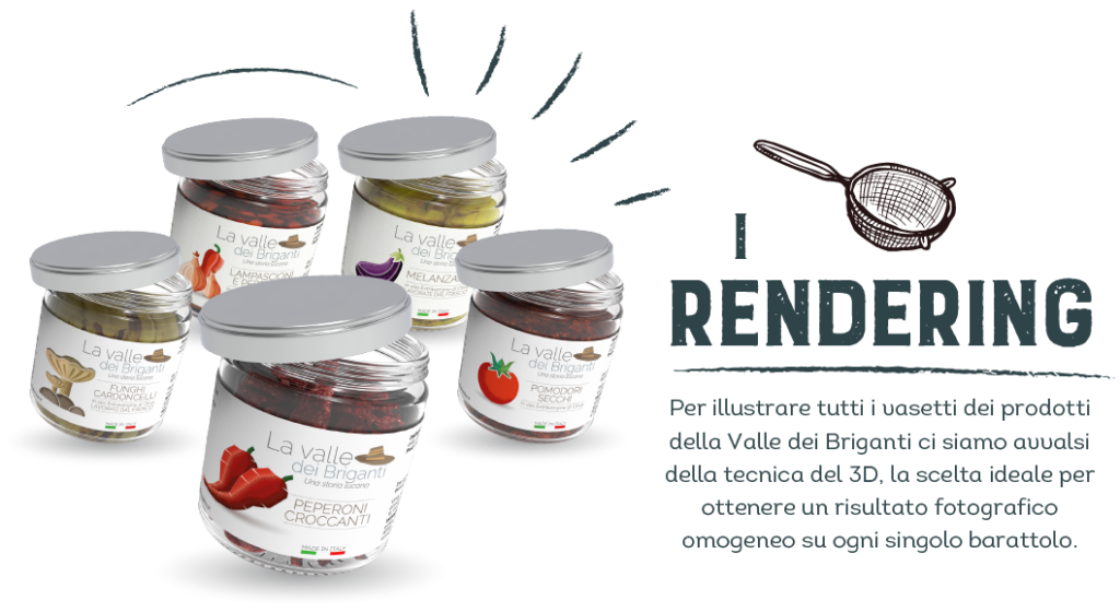 Effort Studio - Agenzia di comunicazione - Bari rendering for food