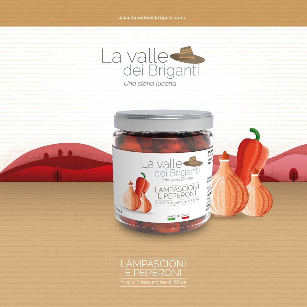 Effort Studio - Agenzia di comunicazione e web marketing - Bari packaging illustrazione rendering la valle dei briganti