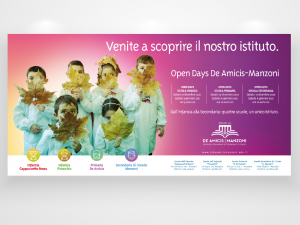 Effort Studio - Agenzia di comunicazione - Bari campagna open days Istituto Comprensivo “De Amicis-Manzoni” di Massafra