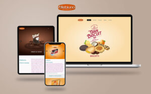 Ellebiuno-sito internet aziendale su tablet, smartphone e laptop