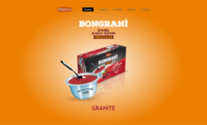 Ellebiuno-home page sito internet-packaging di granita al succo di frutta